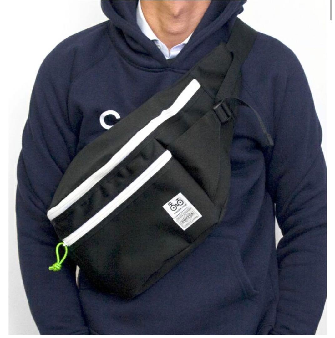木梨サイクル×PORTER（ポーター） コラボボディバッグ