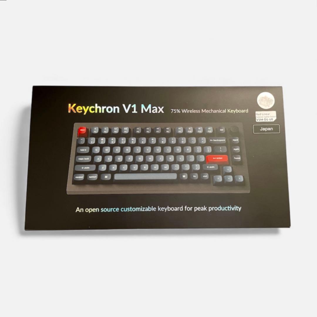 Keychron V1 Max QMK/VIA ワイヤレスメカニカル キーボード