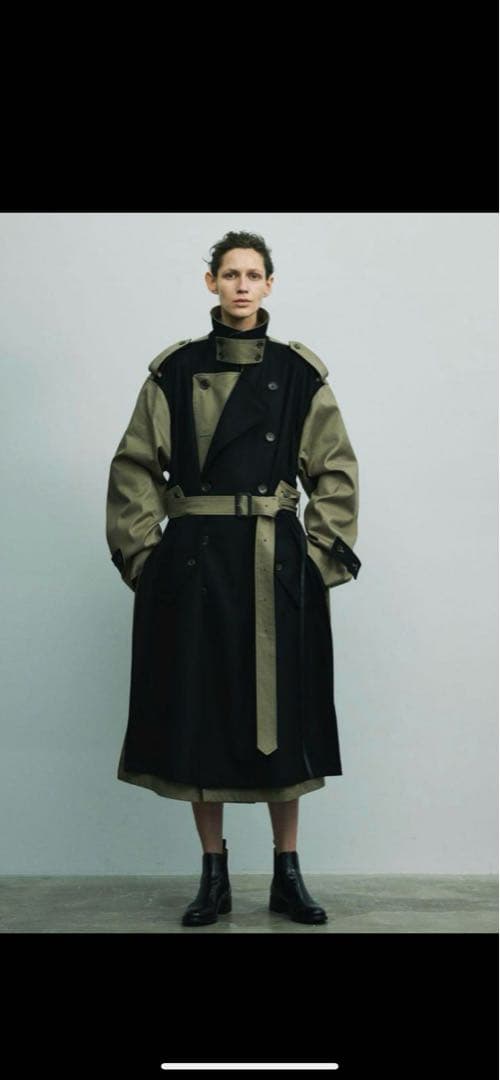 M*L様 stein Oversized Double Lapeled Coat