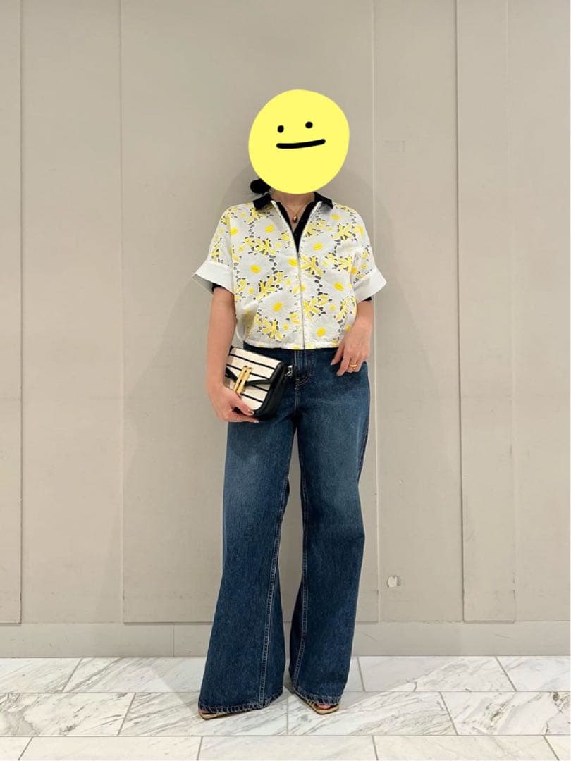 新品タグ付き/トゥモローランド/デイジーポップジップアップブラウス