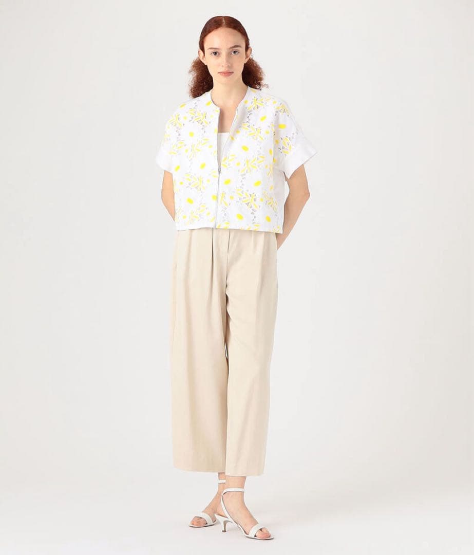 新品タグ付き/トゥモローランド/デイジーポップジップアップブラウス