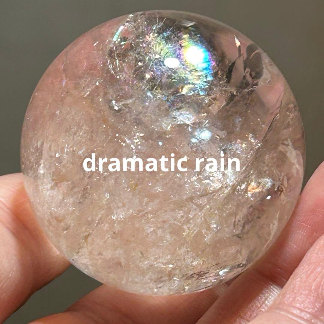 ピンククォーツ スフィア 天然石 置物