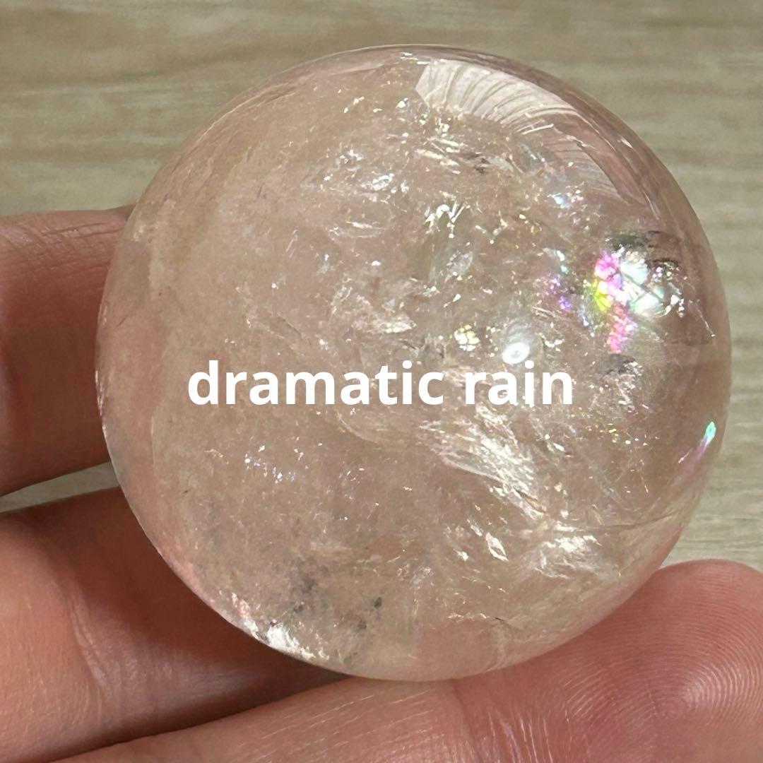ピンククォーツ スフィア 天然石 置物