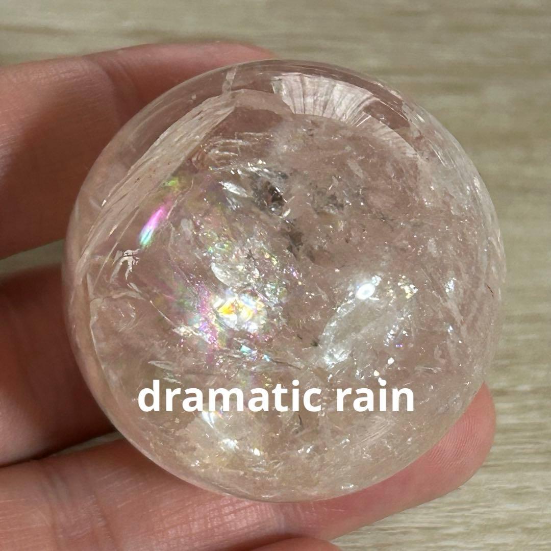 ピンククォーツ スフィア 天然石 置物