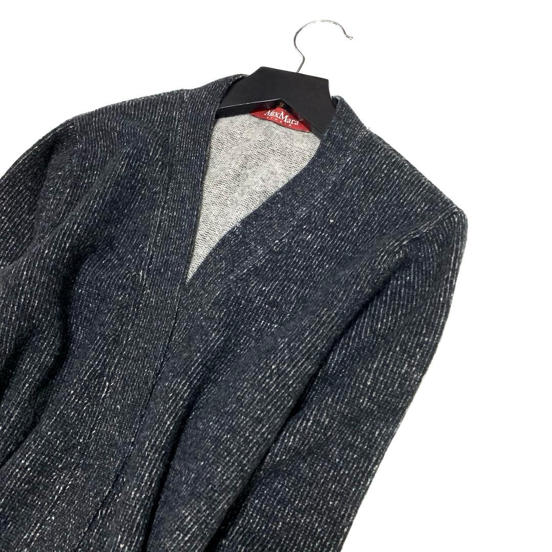 ★ サマンサドレミ様　マックスマーラベルテッドニットコート❤︎カシミヤ❤︎ふわふわL