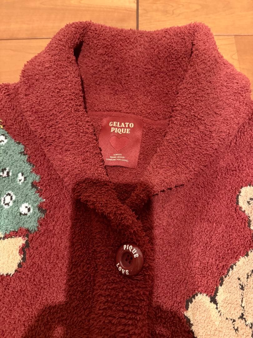 GELATO PIQUE テディベア カーディガン