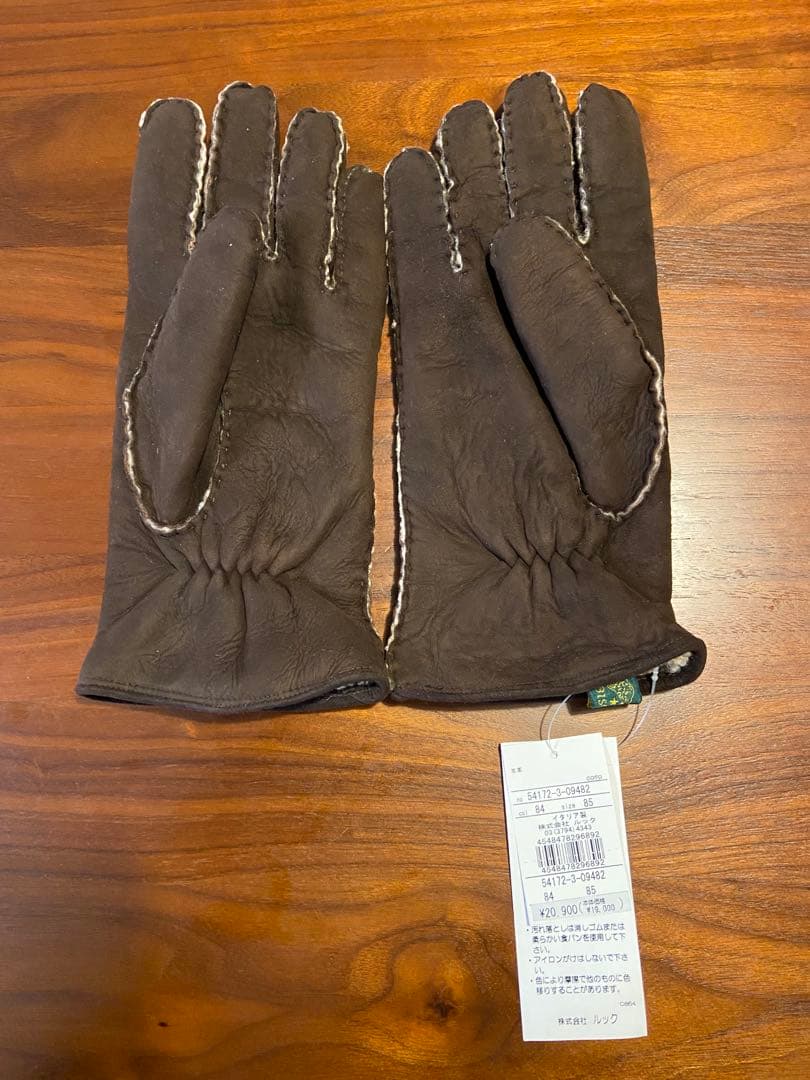 【新品・未使用】IL BISONTE　羊革手袋