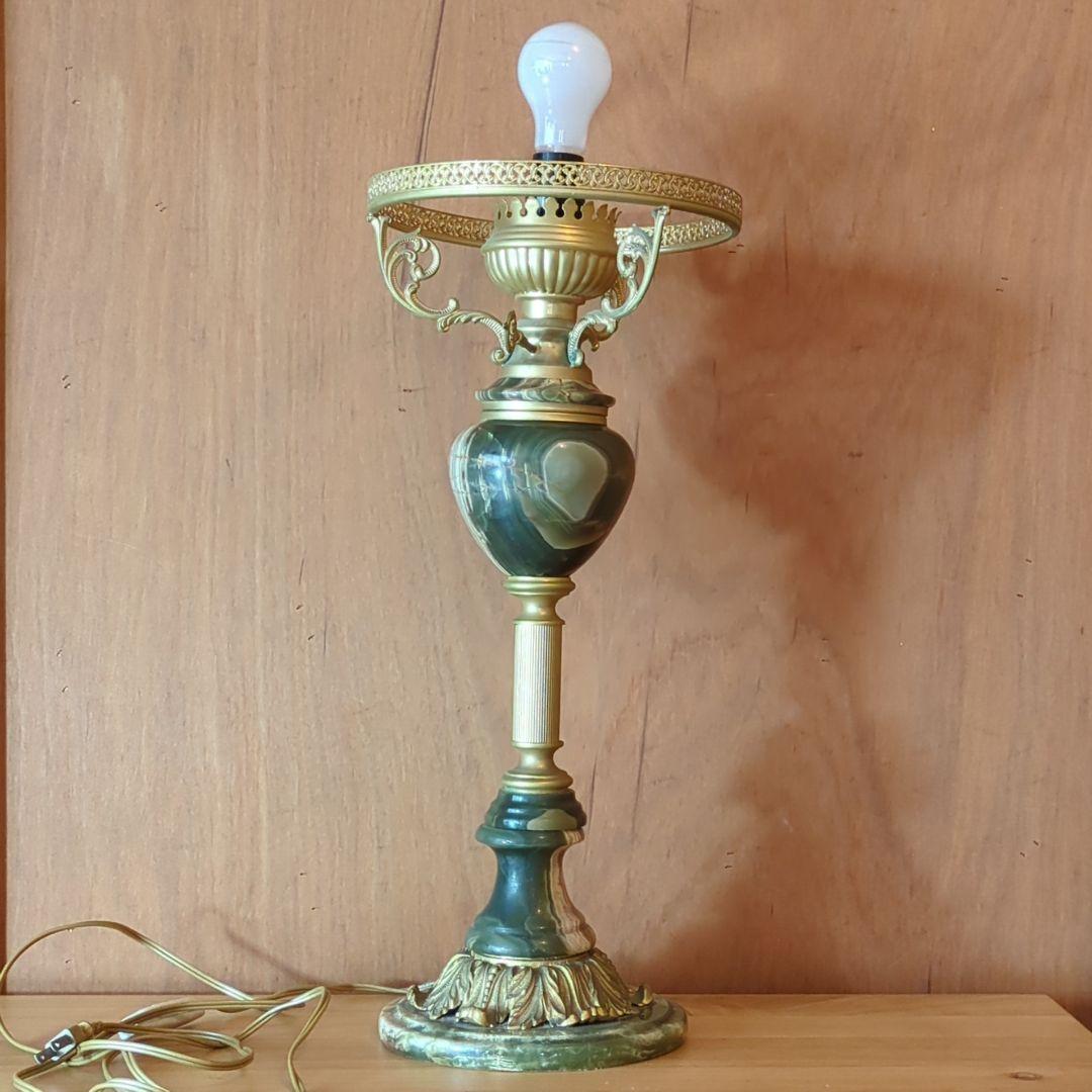 ヴィンテージ　フロアスタンド ランプ ◆オニキス　アンティーク　日本製