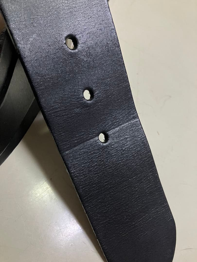 666・シドリングベルト・ブラックレザー・Lサイズ