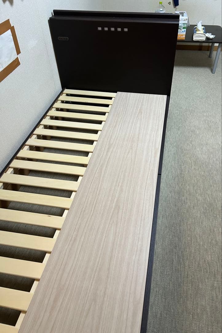 ベッドフレーム 収納 ライト付き