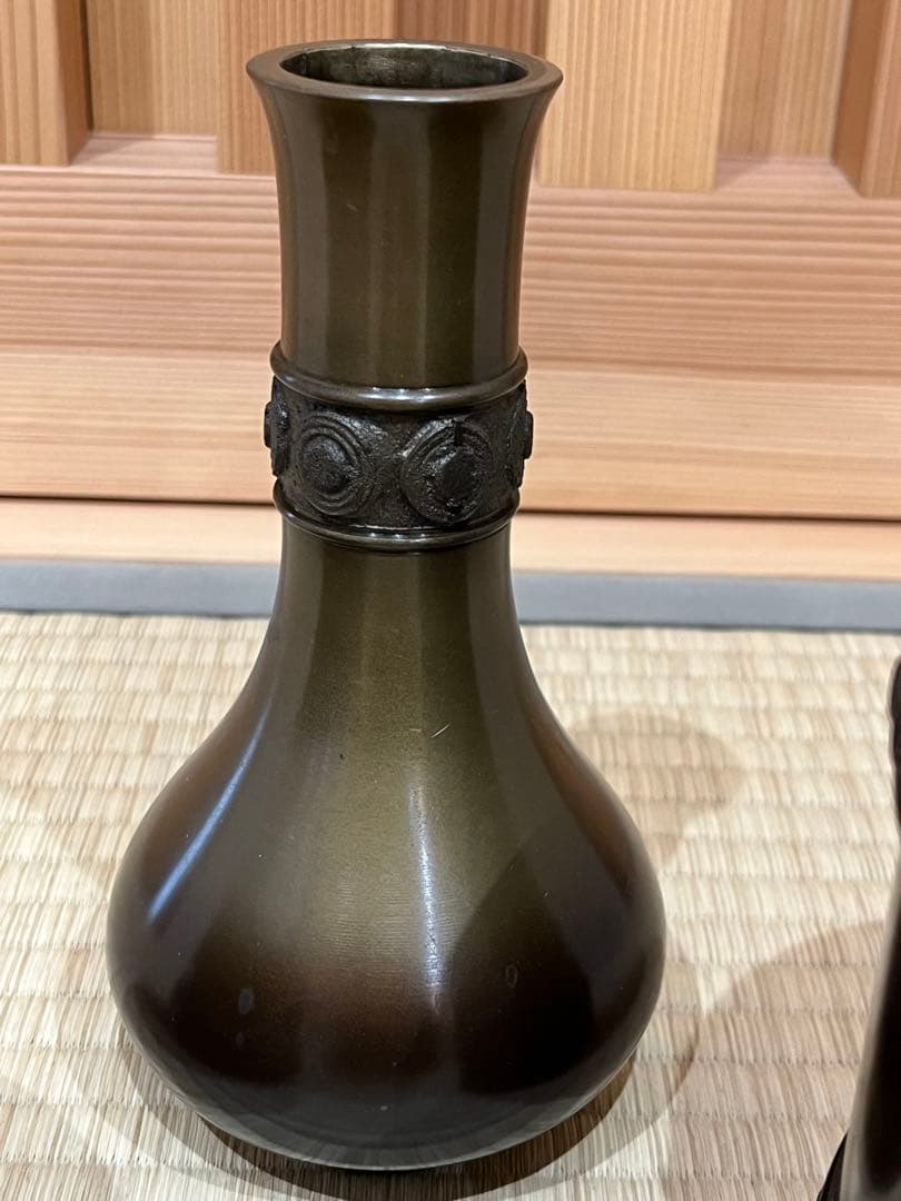 唐銅皆具　渦　金森紹栄