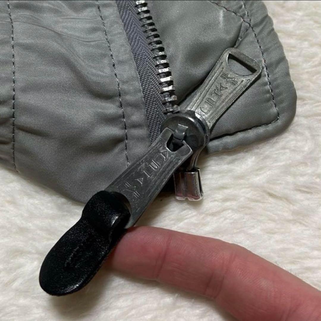 希少色 90s USA製 ALPHA MA-1 フライトジャケット グレー M