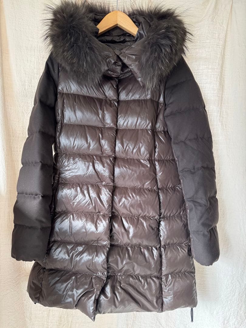 DUVETICA デュベティカ ダウンコート 44 フォックスファー フーデッド