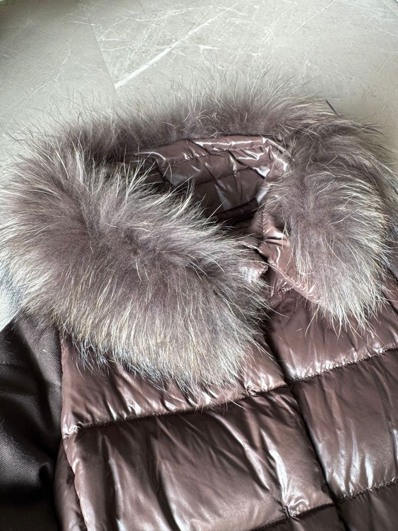 DUVETICA デュベティカ ダウンコート 44 フォックスファー フーデッド