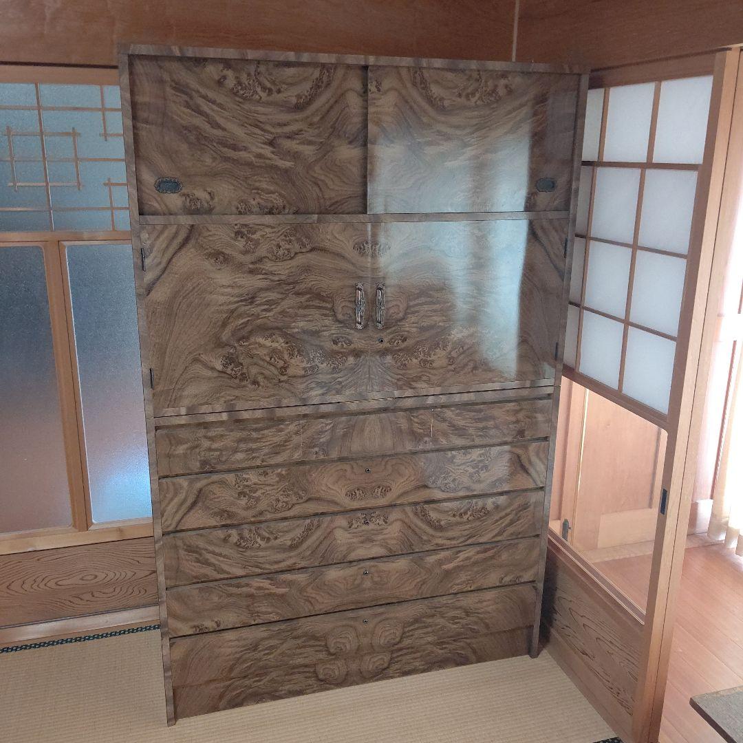 木目調 和テイスト 引き出しタンス