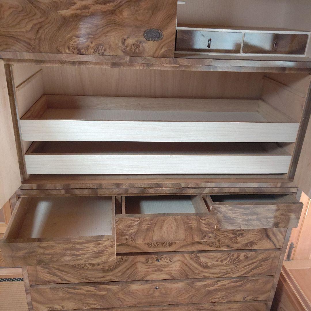 木目調 和テイスト 引き出しタンス