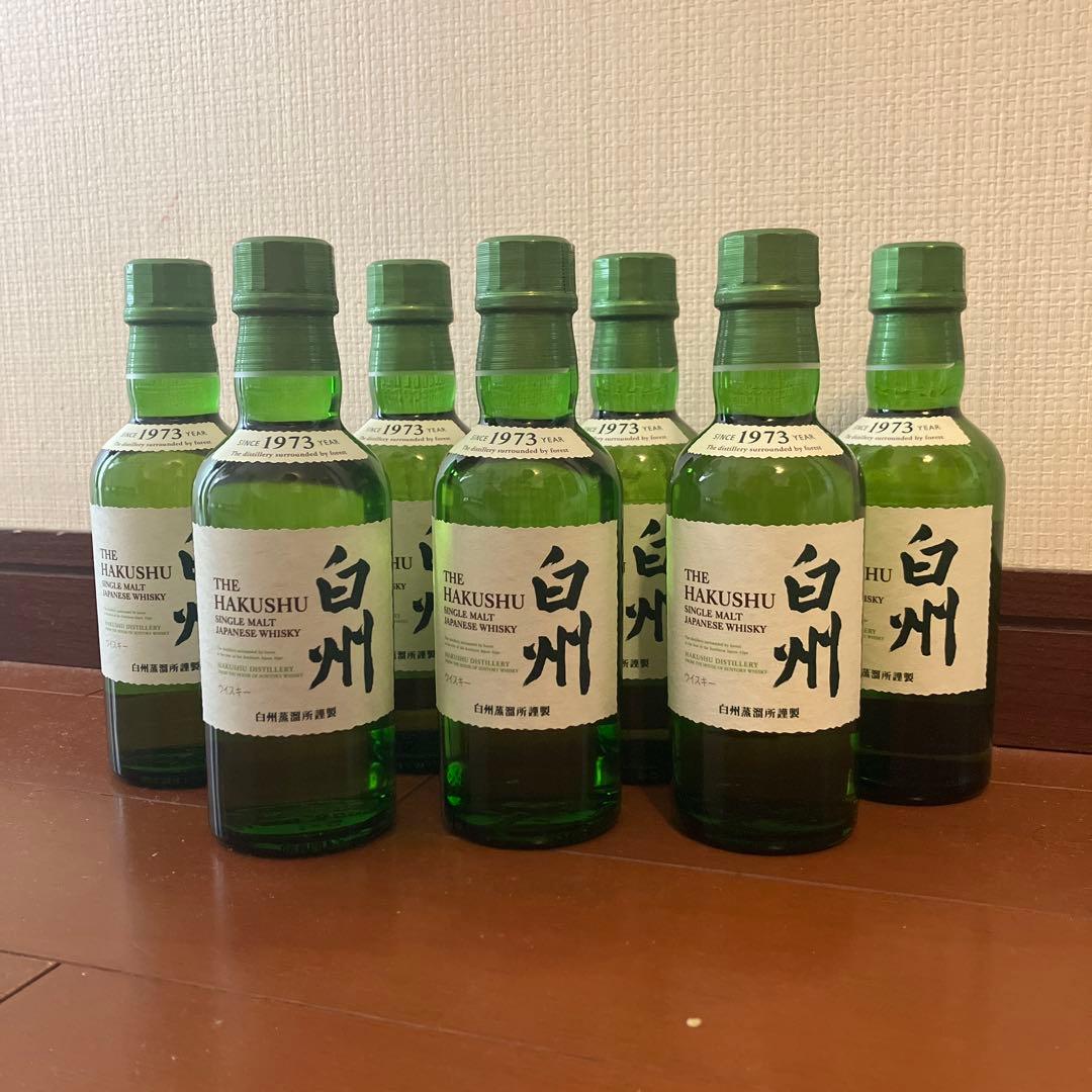 白州 シングルモルト 7本セット 180ml ミニボトル 未開封