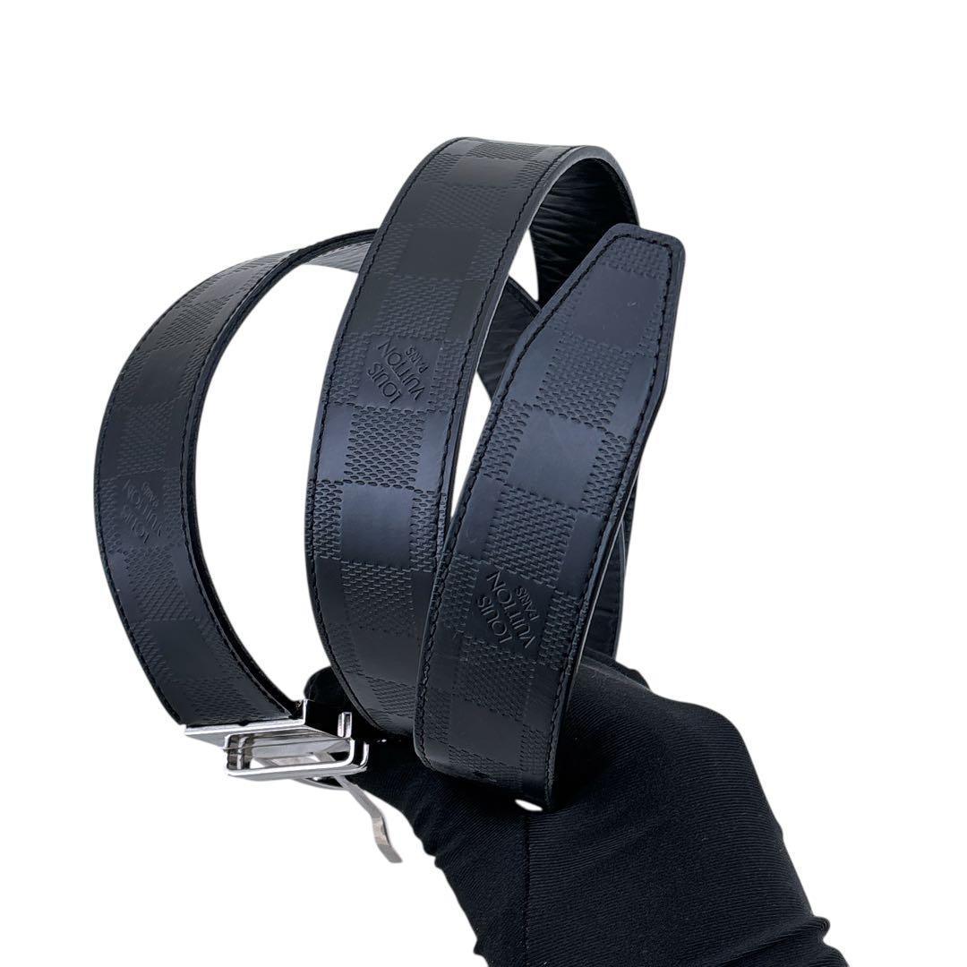 ルイヴィトン/ベルト/サンチュール/ダミエアンフィニ/レザー/M9674/106