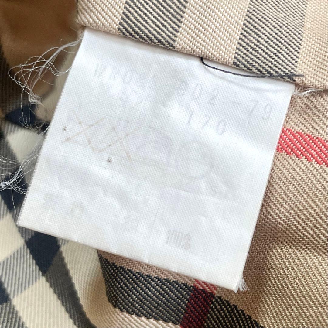 Burberrys バーバリー コットン 裏ノバチェック トレンチコート 玉虫色