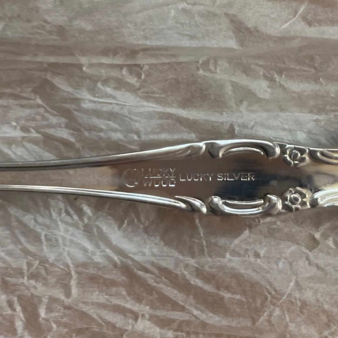 【未使用品】ラッキーウッド　シルバーカトラリー オルレアン ディナーセット