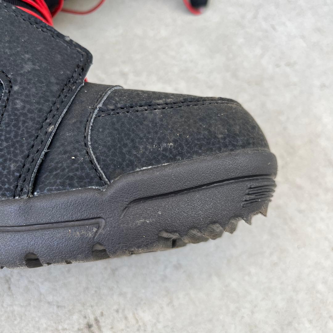 極上！超美品！！SALOMON スノーボードブーツ 黒/赤　一度のみ使用