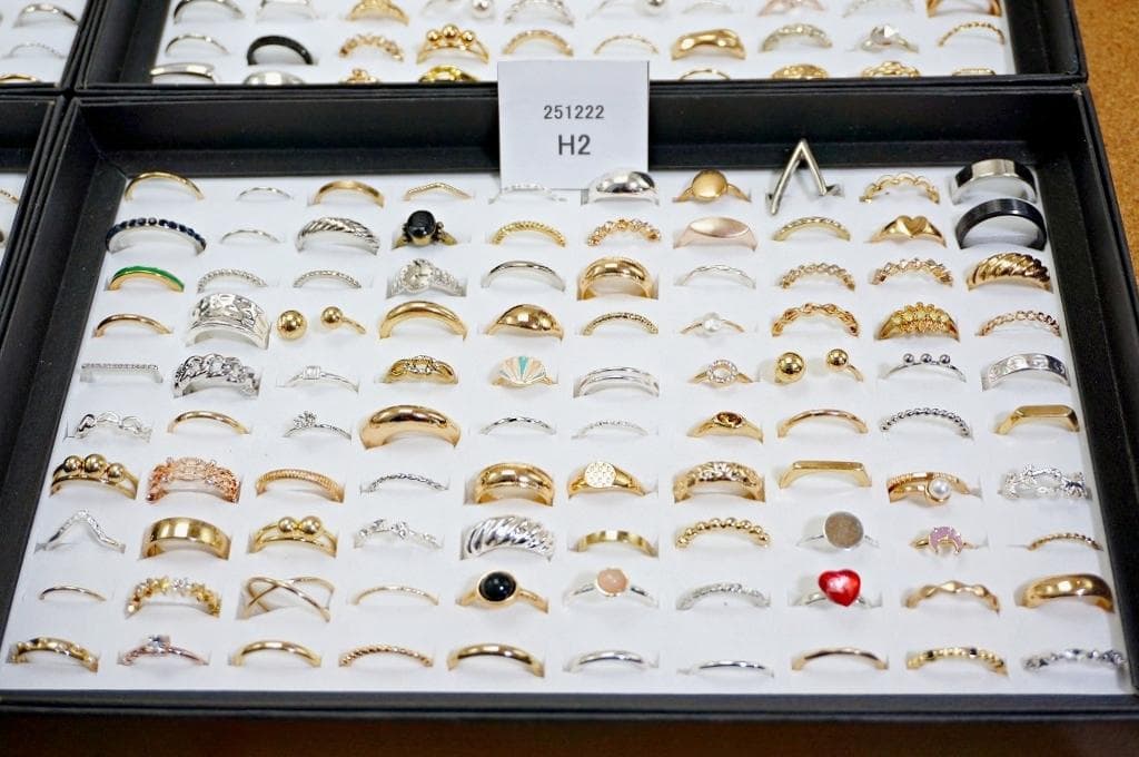 [40A] ファッションリング 500点 指輪 女性 Ny6-251222H2