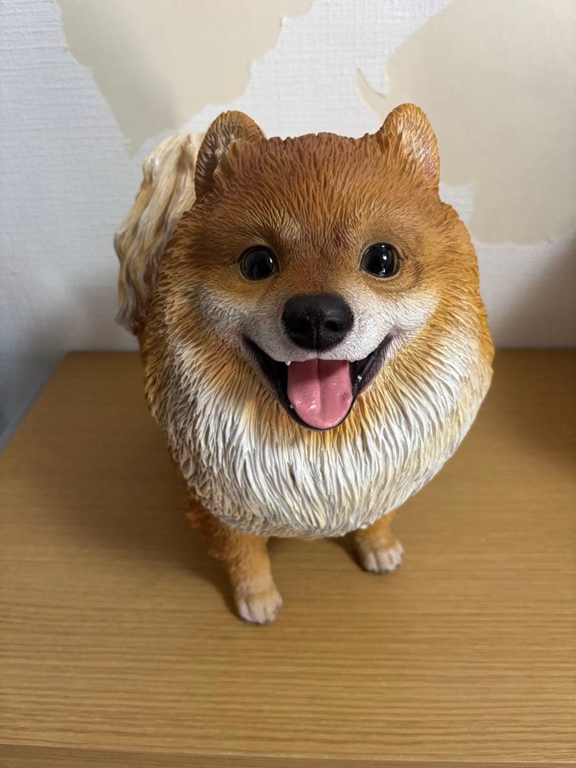 ポメラニアン 置物 ガーデニング　オブジェ　インテリア　#1