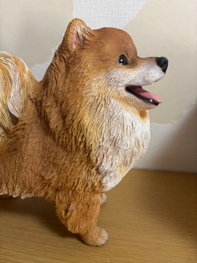 ポメラニアン 置物 ガーデニング　オブジェ　インテリア　#1