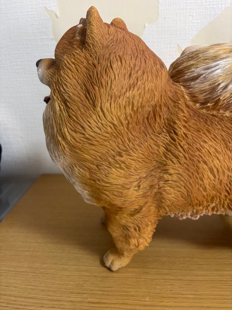 ポメラニアン 置物 ガーデニング　オブジェ　インテリア　#1