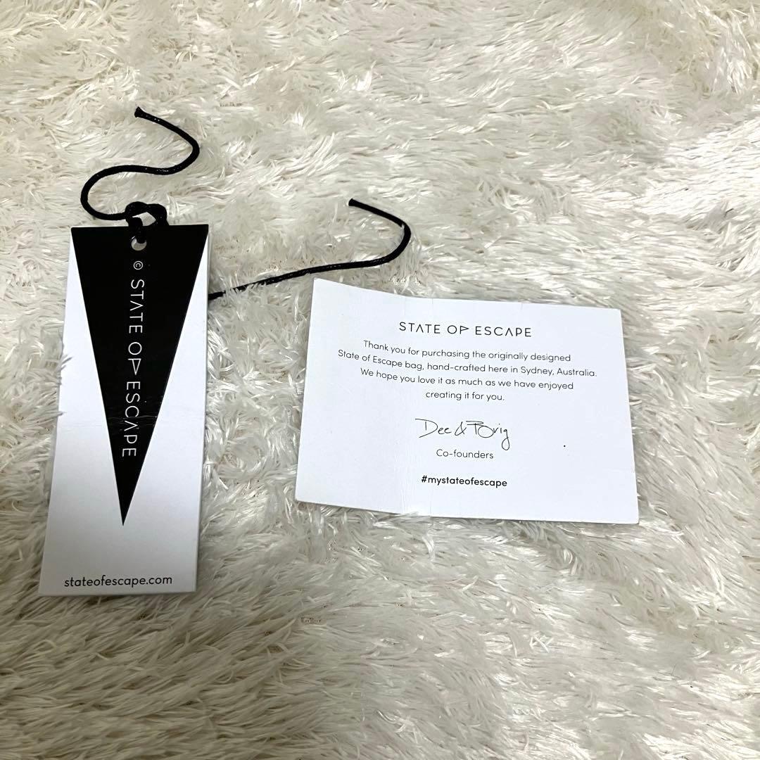美品✨ ステイトオブエスケープ　ピューター　エスケープトート　大容量