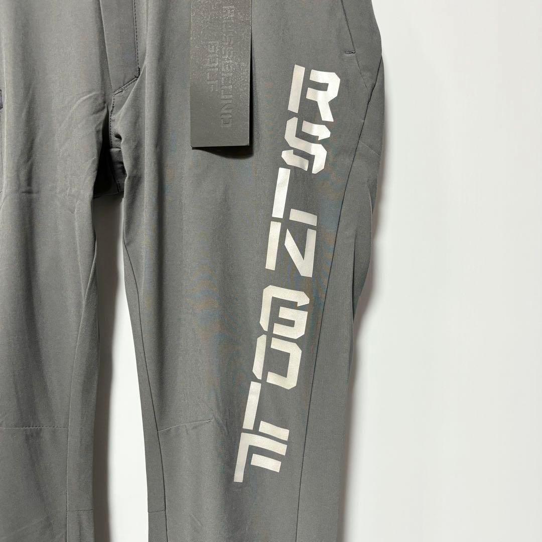 ラッセルノ ゴルフ ブランドロゴ ストレッチ ロングパンツ グレー L 5