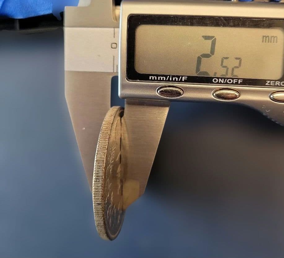 明治24年新一圓銀貨 小型 小頭二