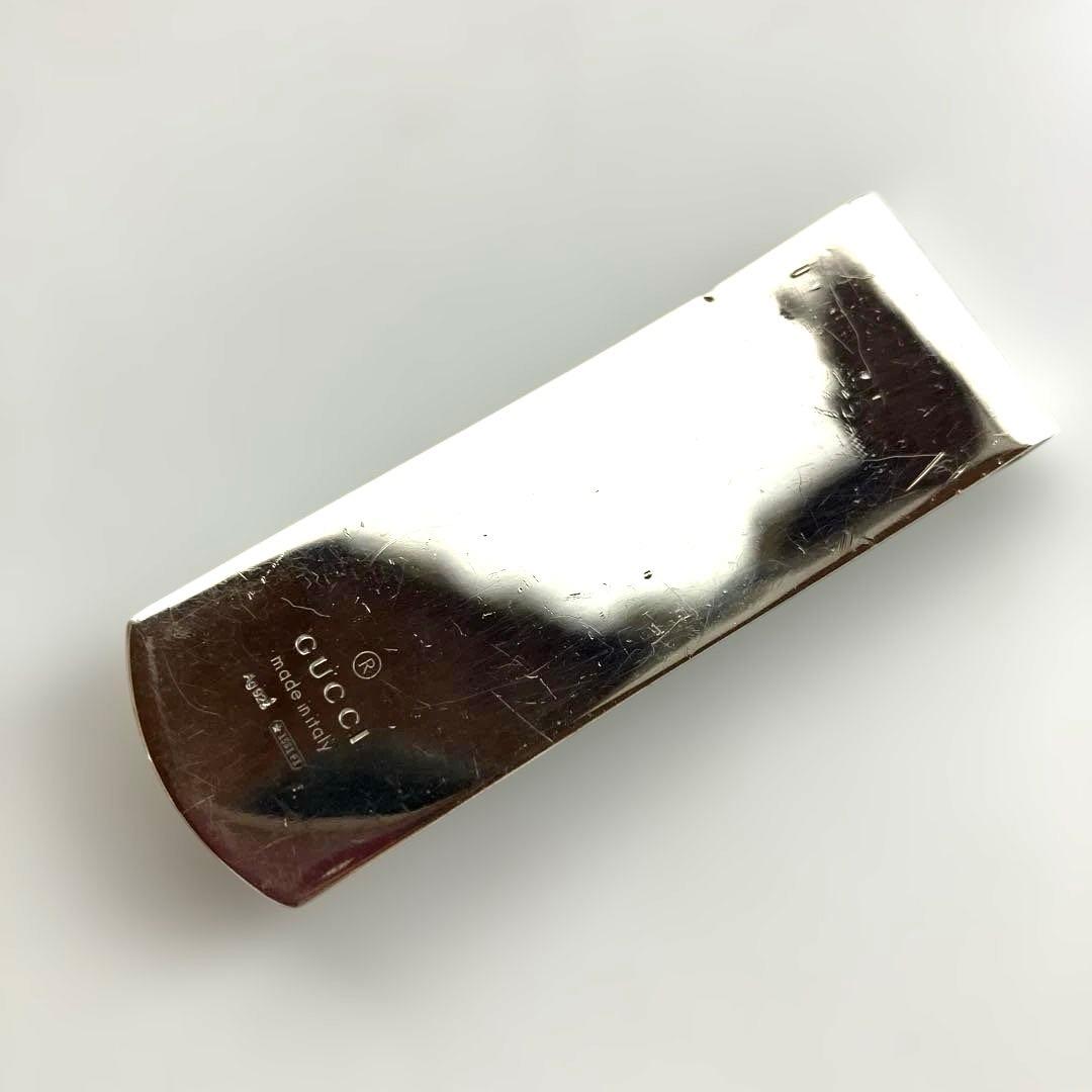 GUCCI グッチ マーモント インターロッキング シルバー マネークリップ