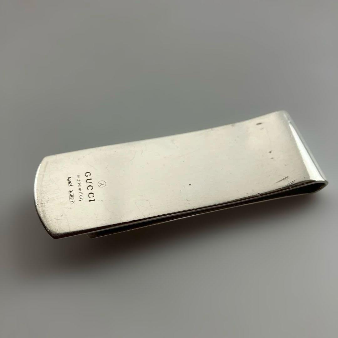 GUCCI グッチ マーモント インターロッキング シルバー マネークリップ