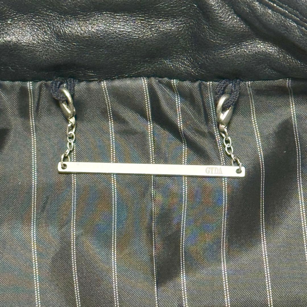 近年モデル ジェイダ ラムレザー ダブルライダースジャケット F 羊革 本革