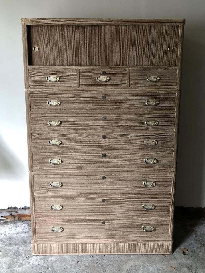 伝統工芸 桐箪笥 引き出し10個