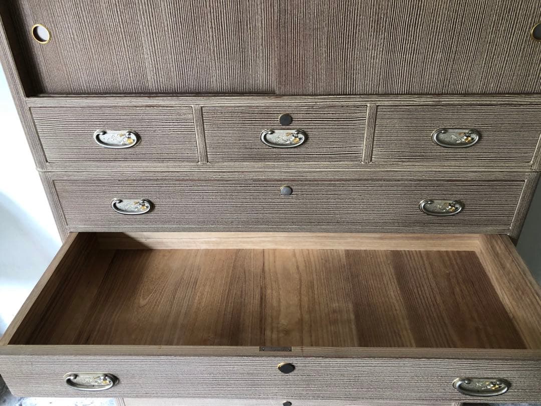 伝統工芸 桐箪笥 引き出し10個