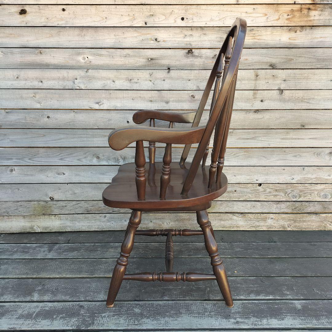 M♦年始Sale東名 ヴィンテージ　回転式　ウインザーチェア　アームチェア