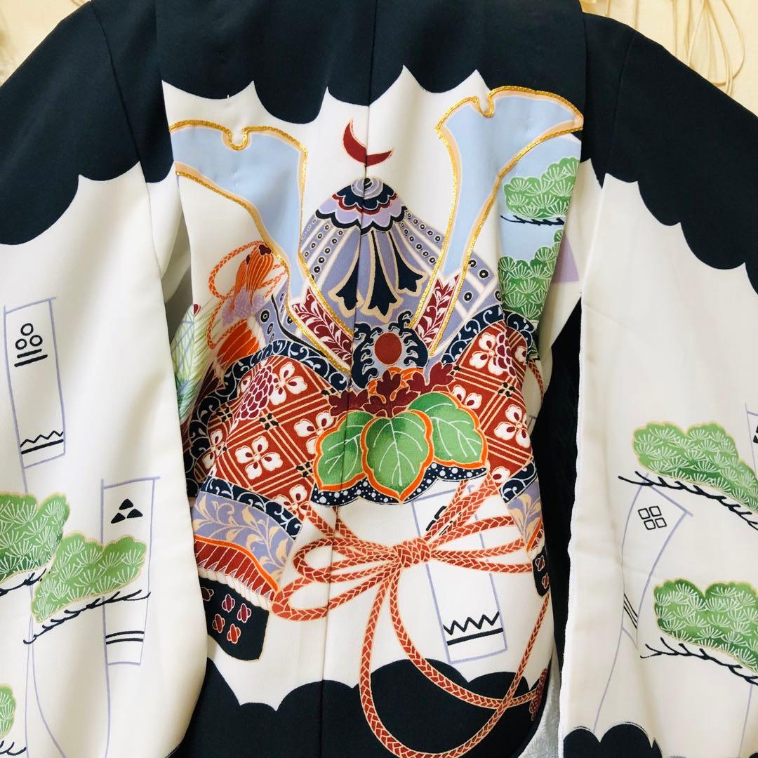 七五三五歳‼️完全️フルセット❤️大谷選手柄兜豪華❤️金彩煌びやか 全部ついてる 定番色