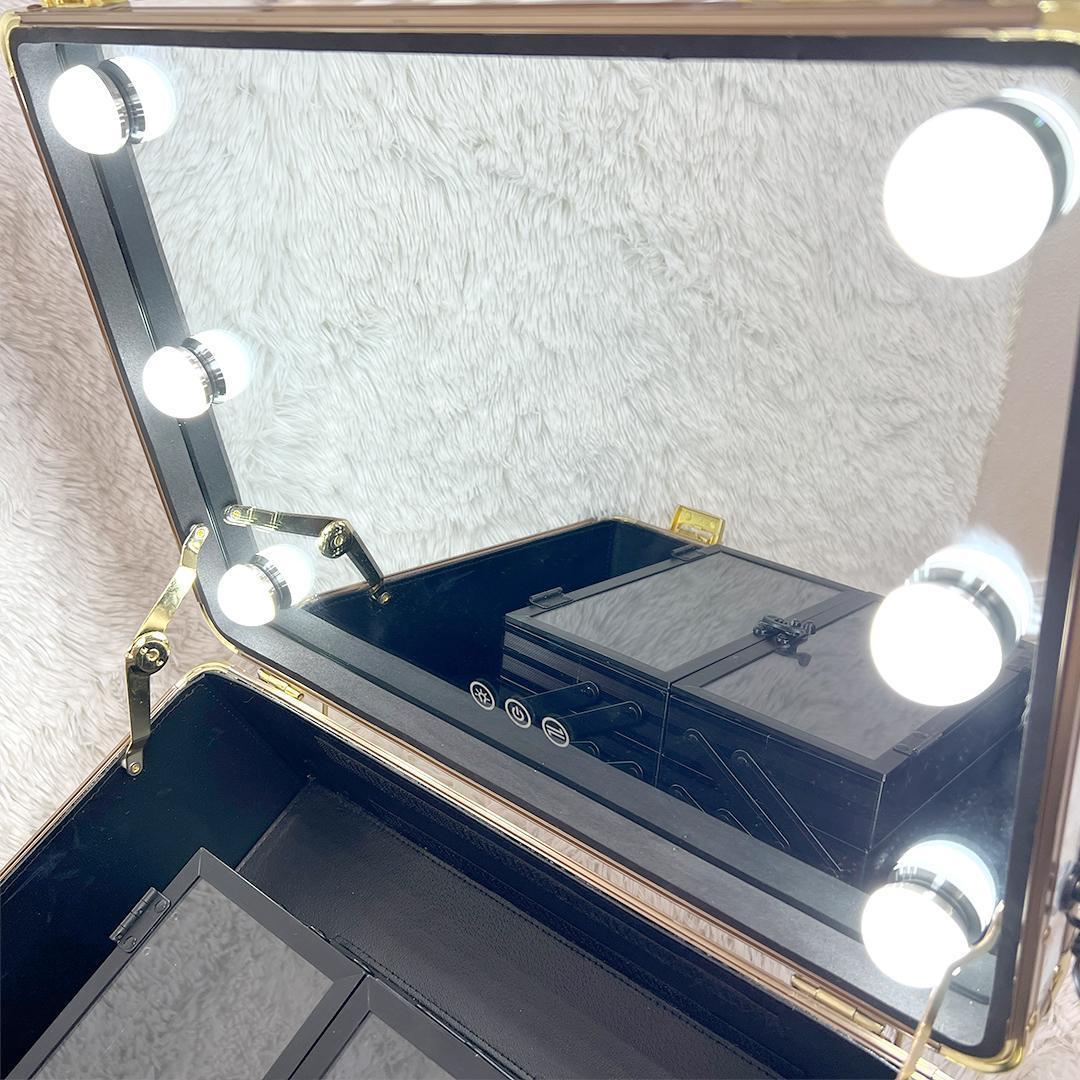 Francfranc ヴァリーズ ハリウッドボックス L メイクボックス