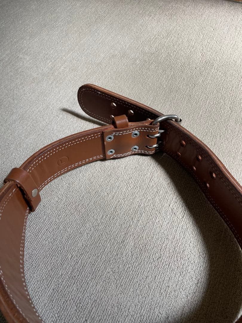 [トレーニー必見！] 状態良好！ゴールドジム トレーニングベルト L サイズ