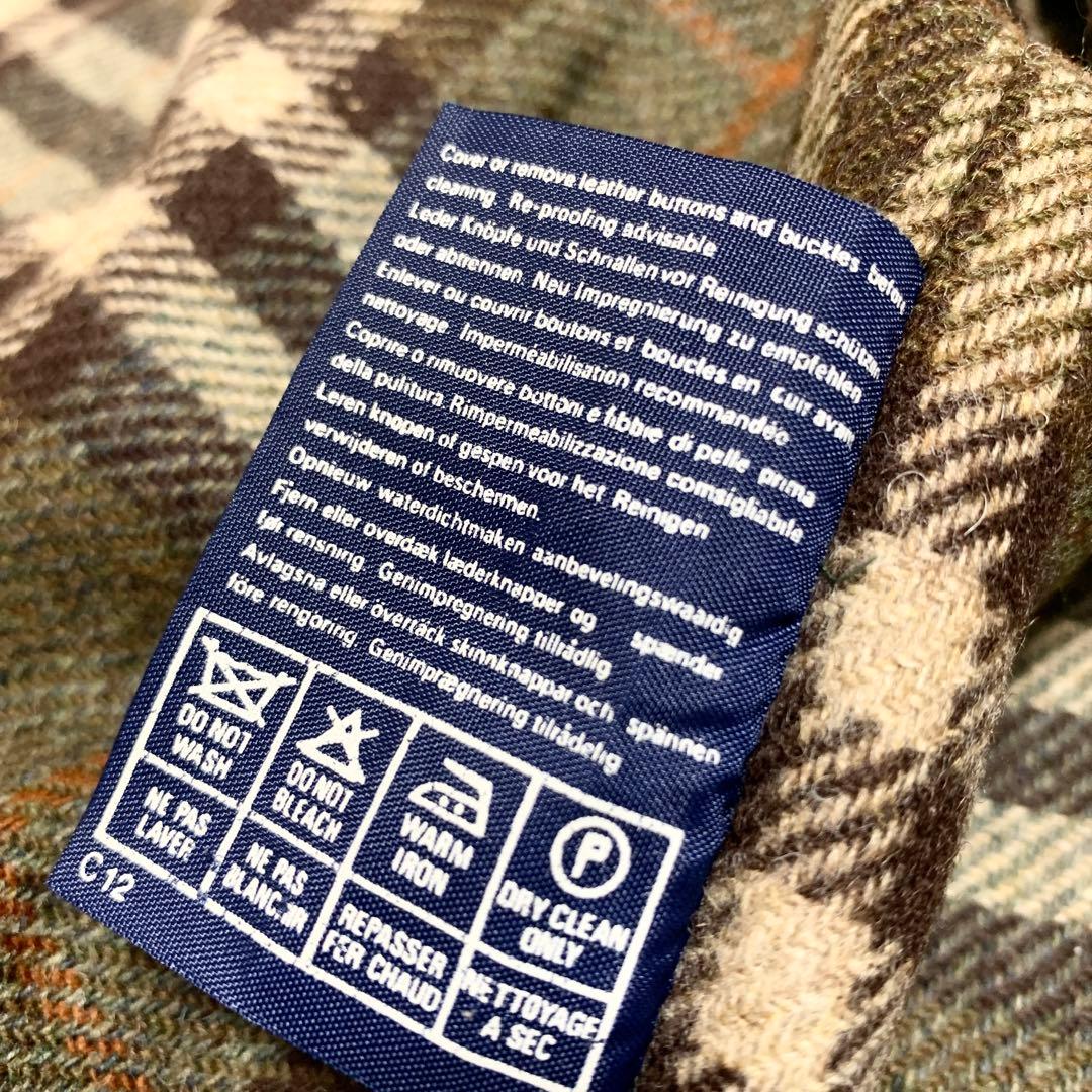 イギリス製　ヴィンテージ　バーバリー　ステンカラーコート　クリーニング済