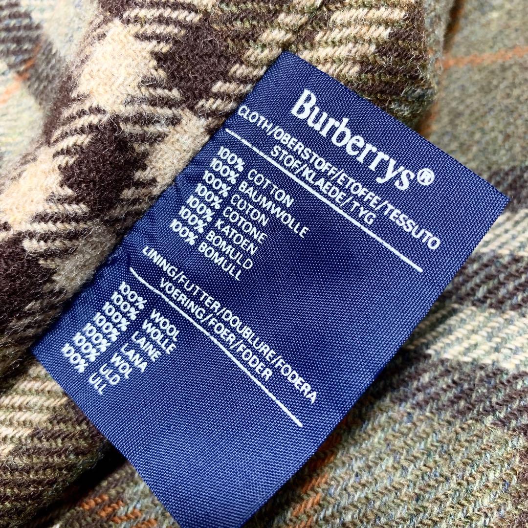 イギリス製　ヴィンテージ　バーバリー　ステンカラーコート　クリーニング済
