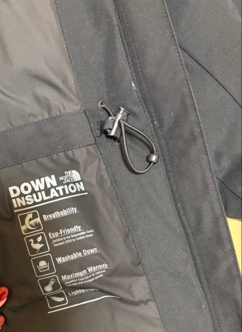 ノースフェイス ダウンコート レディースM 90 黒