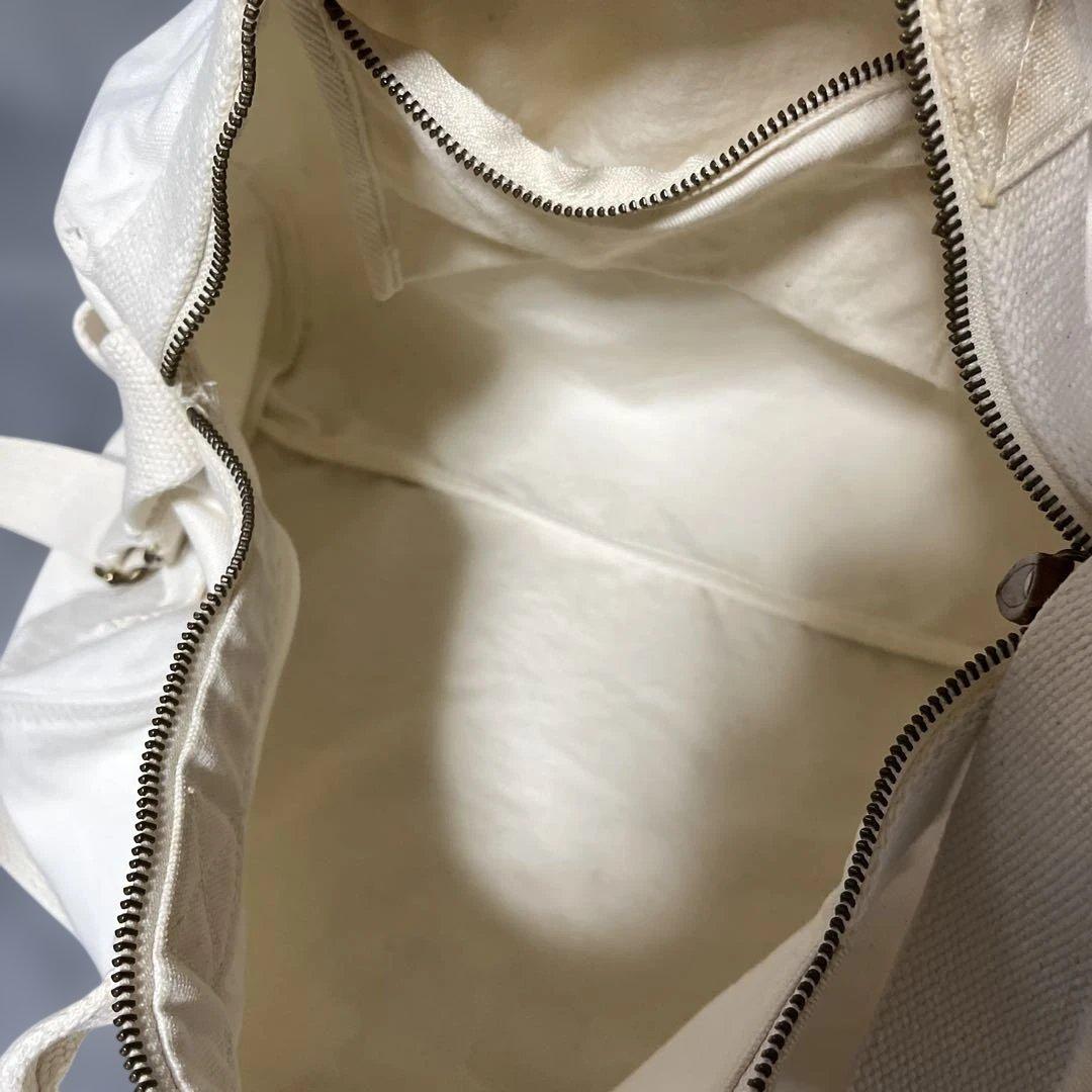 希少✨ポロラルフローレン 2way キャンバス　ベア　ボストン　ホワイト白