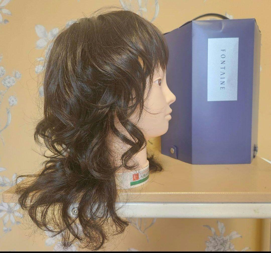 フォンテーヌ　VALAN フル　ウィッグ　ミディアム カールロング ブラウン