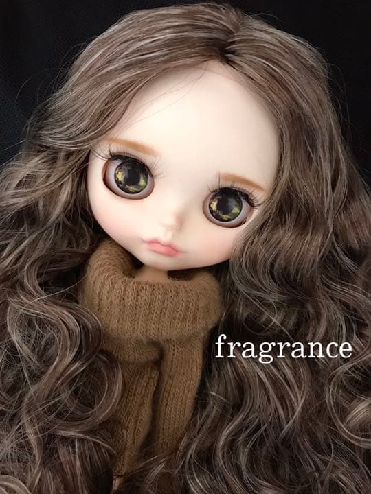 アイシードール　カスタムドール　ブライス　白肌　ブラウンmix