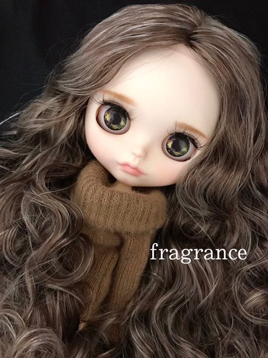 アイシードール　カスタムドール　ブライス　白肌　ブラウンmix
