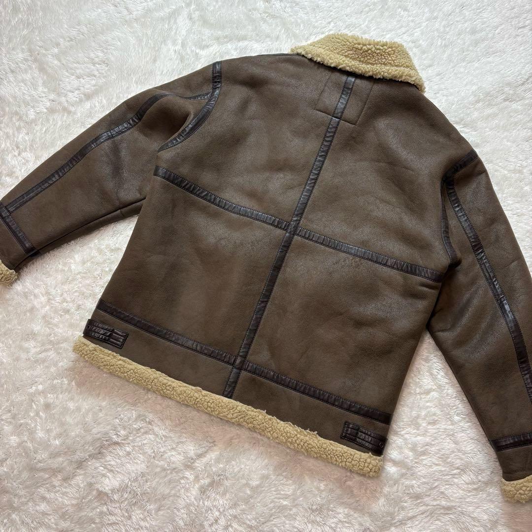 完売 ALPHA INDUSTRIES ブラウン B-3 XL ムートン