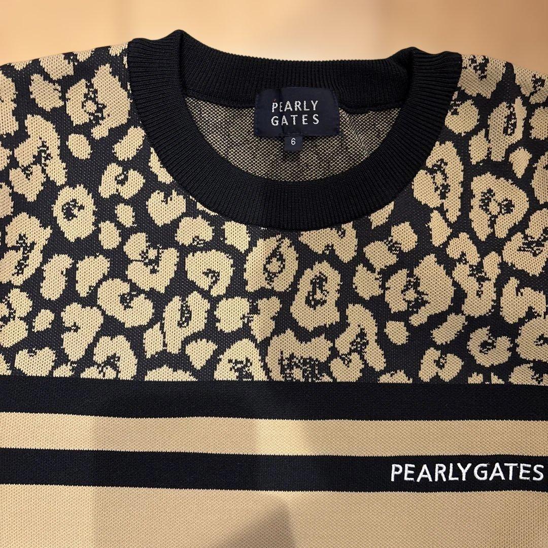 PEARLY GATES ヒョウ柄セーター サイズ6